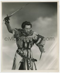 3h846 STORY OF ROBIN HOOD 8x10 key book still 1952 Peter Finch as the Sheriff of Nottingham!