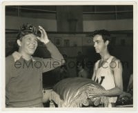 3h925 VARSITY SHOW 8.25x10 still 1937 trumpeter Johnny Davis crowned king, photo by John Ellis!