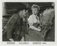 3h960 WINCHESTER '73 8x10 still 1950 Dan Duryea tries his best line on sexy Shelley Winters!