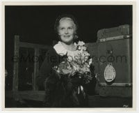 3h979 WORLD MOVES ON candid 8.25x10 still 1934 Madeleine Carroll leaving for England by Zimmerman!