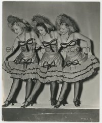 3h996 ZAZA 7.75x9.5 still 1939 three sexy girls dancing the Can-Can by Don English!