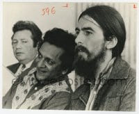 3h346 GEORGE HARRISON/RAVI SHANKAR English 7.25x9 news photo 1970 Beatle & sitar playing friend!