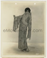 3h300 FIFI D'ORSAY 8x10 key book still 1930s in negligee of blue crepe de chine w/floral design!