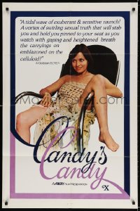 3j131 CANDICE CANDY 1sh 1976 Sylvia Bourdon, x-rated, Al Goldstein loved it, Candy's Candy!