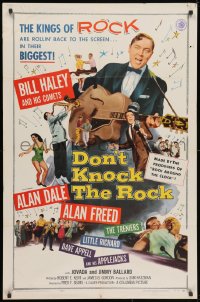 3j230 DON'T KNOCK THE ROCK 1sh 1957 Bill Haley & his Comets, sequel to Rock Around the Clock!