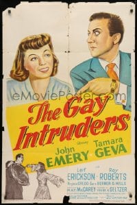 3j328 GAY INTRUDERS 1sh 1948 their not-so-private lives in an oh-so-hilarious picture!