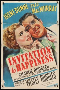 3j441 INVITATION TO HAPPINESS 1sh 1939 Irene Dunne, Fred MacMurray