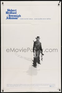 3j457 JEREMIAH JOHNSON style C 1sh 1972 Robert Redford, directed by Sydney Pollack!