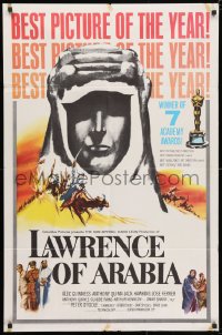 3j504 LAWRENCE OF ARABIA style D 1sh 1963 David Lean classic, silhouette art of Peter O'Toole!