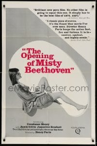 3j646 OPENING OF MISTY BEETHOVEN 1sh 1976 Radley Metzger, sexy Constance Money in title role!