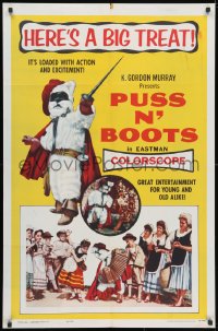 3j701 PUSS 'N BOOTS 1sh 1963 Mexican cat, it's loaded with action & excitement!