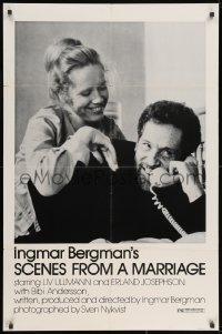 3j775 SCENES FROM A MARRIAGE 1sh 1974 Ingmar Bergman, Liv Ullmann, Erland Josephson