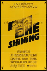 3j800 SHINING studio style 1sh 1980 Stephen King & Stanley Kubrick, iconic art by Saul Bass!