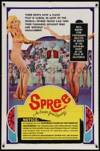3j837 SPREE style C 1sh 1967 sexy dancers Jayne Mansfield & Juliet Prowse in Las Vegas!