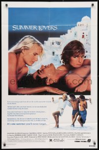 3j865 SUMMER LOVERS 1sh 1982 sexy young Daryl Hannah & Valerie Quennessen in Greece!