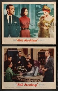 3k956 SILK STOCKINGS 2 LCs 1957 musical version of Ninotchka with Fred Astaire & Cyd Charisse!