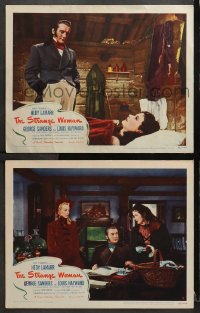 3k970 STRANGE WOMAN 2 LCs 1946 Hedy Lamarr & George Sanders in the whispered about book!