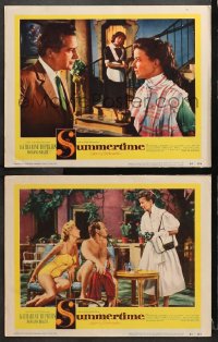 3k971 SUMMERTIME 2 LCs 1955 Katharine Hepburn, Venice, David Lean directed!