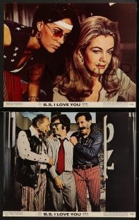 3k045 B.S. I LOVE YOU 8 color 11x14 stills 1971 stud Peter Kastner has affair with mom & daughter!