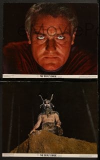 3k134 DEVIL'S BRIDE 8 color 11x14 stills 1968 Charles Gray, Arrighi, Terence Fisher Hammer horror!
