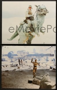 3k621 EMPIRE STRIKES BACK 4 color 11x14 stills 1980 George Lucas classic, Darth Vader, great images