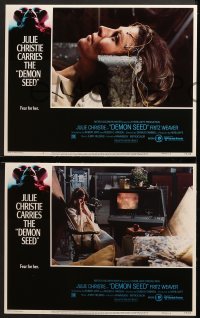 3k131 DEMON SEED 8 LCs 1977 Julie Christie is profanely violated by a demonic machine!