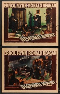 3k570 DESPERATE JOURNEY 5 LCs 1942 Errol Flynn & Ronald Reagan crash-land in the heart of Germany!