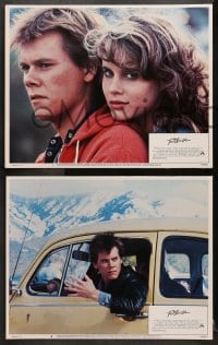 3k704 FOOTLOOSE 3 LCs 1984 Lori Singer, Christopher Penn , Kevin Bacon shows hicks how to dance!