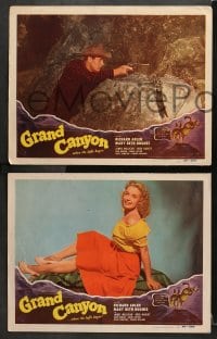 3k624 GRAND CANYON 4 LCs 1949 Richard Arlen, Mary Beth Hughes, grand entertainment!