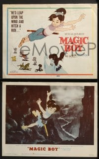 3k278 MAGIC BOY 8 LCs 1961 Japanese animated ninja fantasy adventure, early anime!