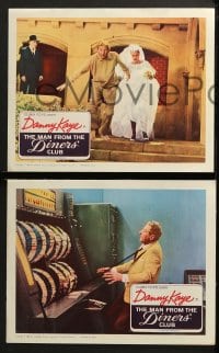 3k547 MAN FROM THE DINERS' CLUB 6 LCs 1963 wacky images of Danny Kaye, Martha Hyer, George Kennedy!