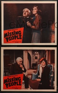 3k648 MISSING PEOPLE 4 LCs 1940 Will Fyffe, sexiest Kay Walsh, based on the Edgar Wallace story!