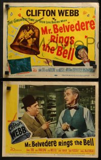 3k302 MR. BELVEDERE RINGS THE BELL 8 LCs 1951 Clifton Webb in the title role, Joanne Dru!