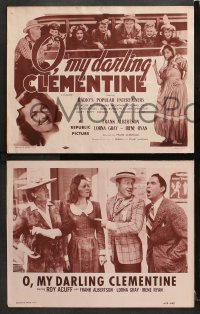 3k651 O MY DARLING CLEMENTINE 4 LCs R1953 Roy Acuff & radio's most popular entertainers!