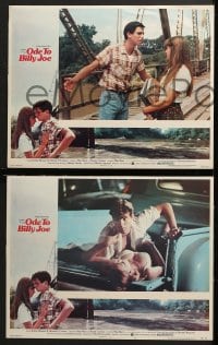 3k318 ODE TO BILLY JOE 8 LCs 1976 Robby Benson & Glynnis O'Connor, movie based on Bobbie Gentry song
