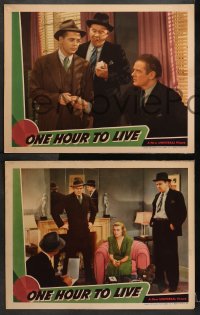 3k741 ONE HOUR TO LIVE 3 LCs 1939 cop Charles Bickford & crook John Litel both love Doris Nolan!