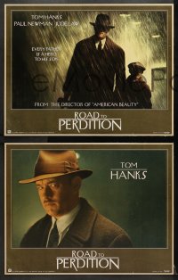 3k010 ROAD TO PERDITION 11 LCs 2002 directed by Sam Mendes, Tom Hanks, Paul Newman, Jude Law!