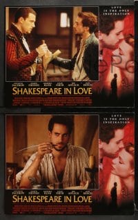 3k590 SHAKESPEARE IN LOVE 5 LCs 1998 great images of Gwyneth Paltrow & Joseph Fiennes, Judi Dench!