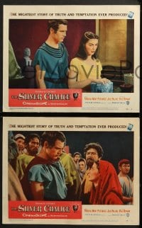 3k765 SILVER CHALICE 3 LCs 1955 cool images of Paul Newman in his notorious 1st movie, Pier Angeli!