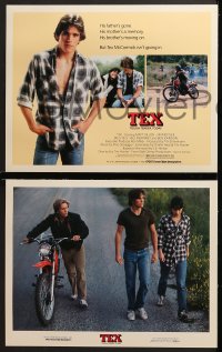 3k440 TEX 8 LCs 1982 young Matt Dillon, Meg Tilly & Emilio Estevez, from S.E. Hinton's novel!
