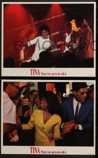 3k483 WHAT'S LOVE GOT TO DO WITH IT 8 LCs 1993 Angela Bassett as Tina Turner, Fishburne as Ike!
