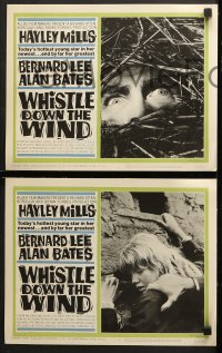 3k486 WHISTLE DOWN THE WIND 8 LCs 1962 Bernard Lee, Hayley Mills, directed by Bryan Forbes!