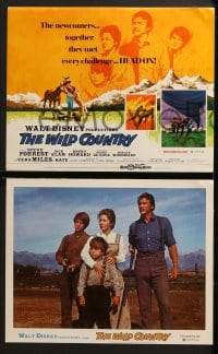 3k489 WILD COUNTRY 8 LCs 1971 Disney, artwork of Vera Miles, Ron Howard and brother Clint Howard!