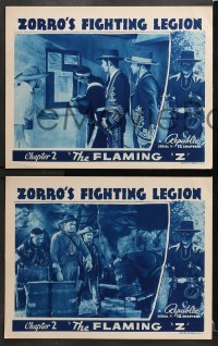 3k601 ZORRO'S FIGHTING LEGION 5 chapter 2 LCs 1939 Reed Hadley & wacky bad guys, Republic serial!