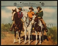 3m036 RANGE BUSTERS Dixie ice cream premium 1942 Crash Corrigan, Dusty King & Alibi on horses!