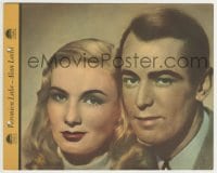 3m043 VERONICA LAKE/ALAN LADD Dixie ice cream premium 1946 great portrait + Blue Dahlia scenes!