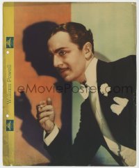 3m044 WILLIAM POWELL 9x11 Dixie ice cream premium 1935 great smoking portrait in tuxedo!