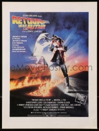 3m198 BACK TO THE FUTURE French pressbook 1985 Robert Zemeckis, Michael J. Fox, Christopher Lloyd!