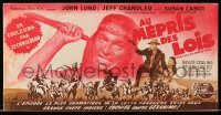 3m199 BATTLE AT APACHE PASS French pressbook 1952 Lund, Chandler, Geronimo, Cochise, posters shown!