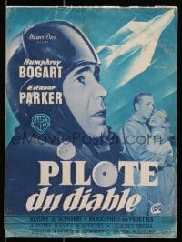 3m205 CHAIN LIGHTNING French pressbook 1950 military test pilot Humphrey Bogart, posters shown!